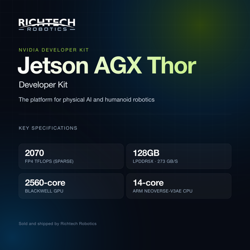 NVIDIA Jetson AGX Thor Developer Kit — key specifications